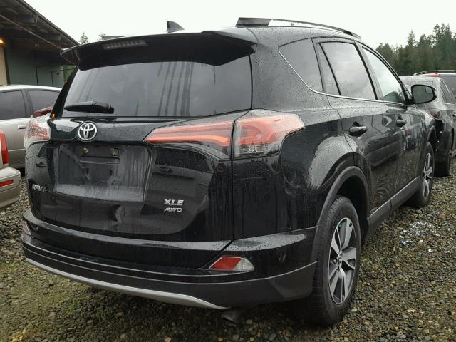 2T3RFREV9GW520413 - 2016 TOYOTA RAV4 XLE BLACK photo 4