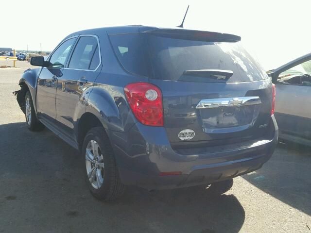 2GNALAEK9E6333881 - 2014 CHEVROLET EQUINOX LS BLUE photo 3