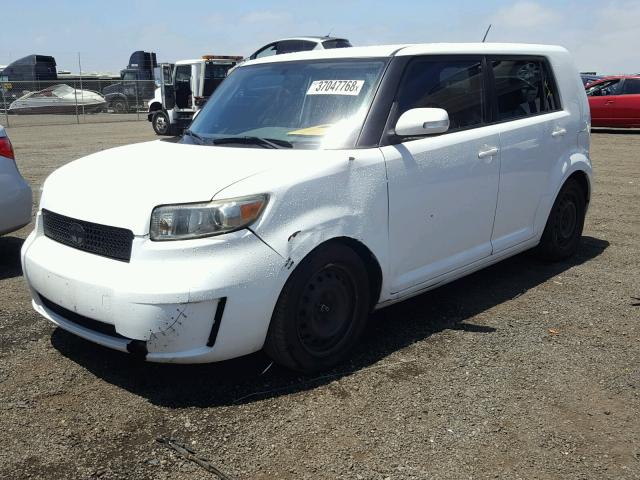 JTLKE50E081052774 - 2008 TOYOTA SCION XB თეთრი ფოტო 2