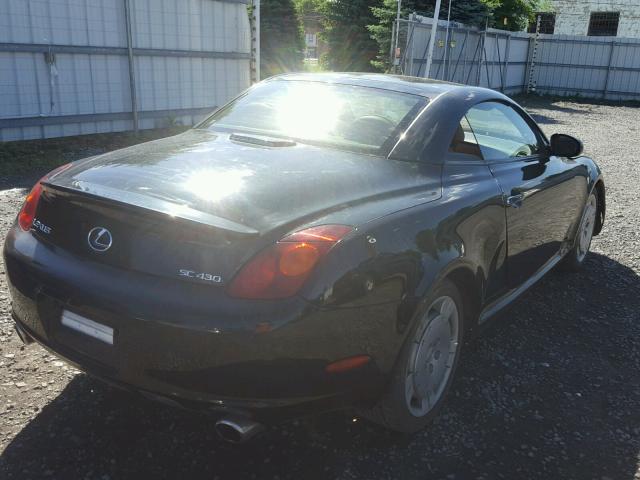 JTHFN48Y040056635 - 2004 LEXUS SC 430 GREEN photo 4