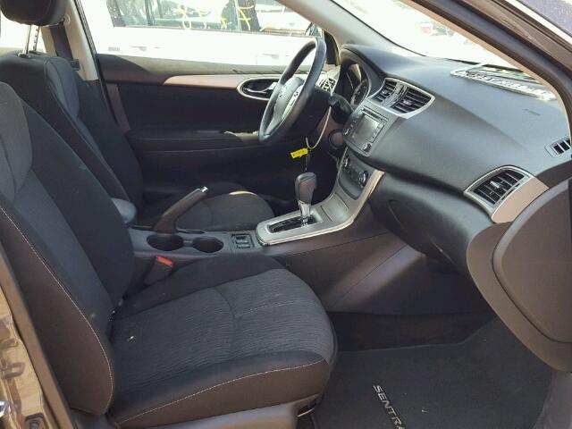 3N1AB7APXFY237857 - 2015 NISSAN SENTRA GRAY photo 5