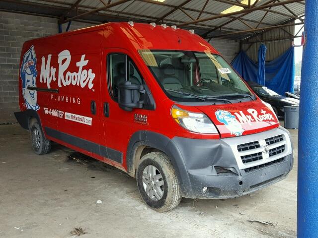 3C6TRVDG6FE509640 - 2015 RAM PROMASTER 红色 照片 1