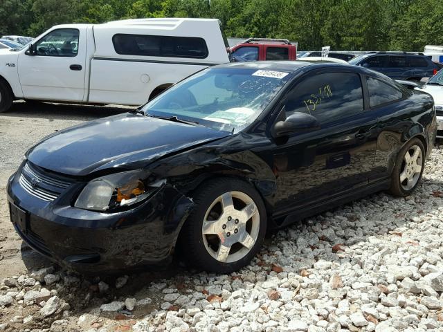 1G1AM15B077367953 - 2007 CHEVROLET COBALT SS BLACK photo 2