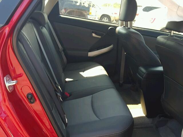 JTDKN3DU8D1714466 - 2013 TOYOTA PRIUS 红色 照片 6