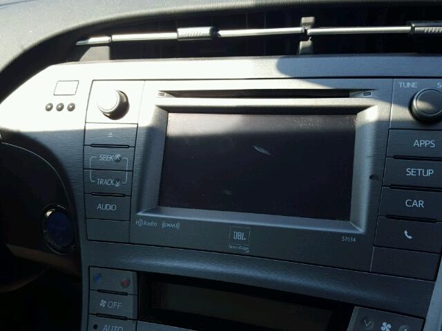 JTDKN3DU8D1714466 - 2013 TOYOTA PRIUS 红色 照片 9