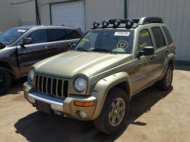 1J4GL38K43W522610 - 2003 JEEP LIBERTY RE GREEN photo 2