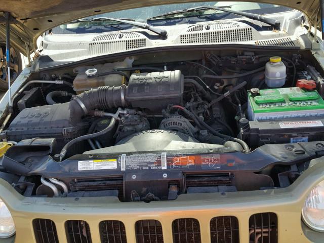 1J4GL38K43W522610 - 2003 JEEP LIBERTY RE GREEN photo 7