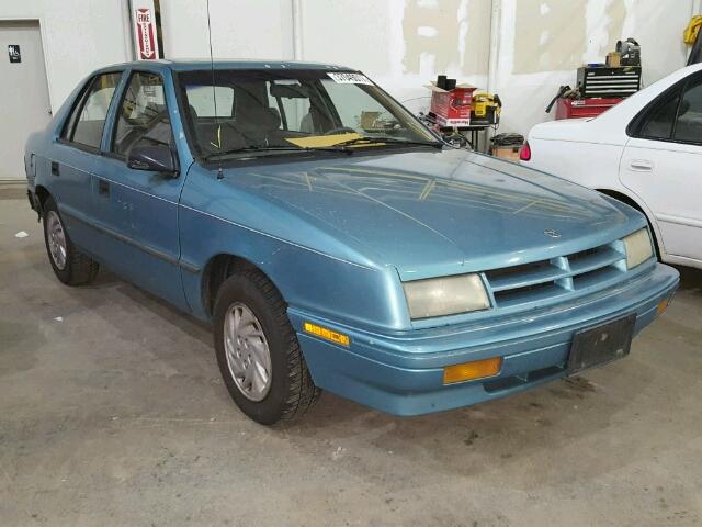 1B3AP28K6RN228586 - 1994 DODGE SHADOW BLUE photo 1