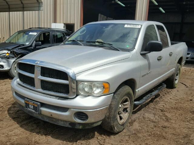 1D7HA18NX4J285110 - 2004 DODGE RAM 1500 S SILVER photo 2