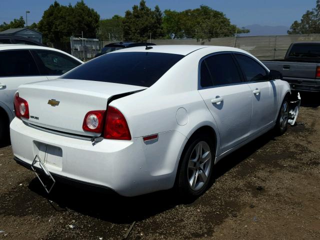 1G1ZB5E1XBF118629 - 2011 CHEVROLET MALIBU LS WHITE photo 4