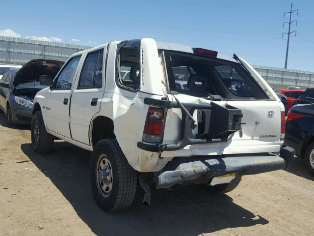 4S6CK58V1V4414556 - 1997 HONDA PASSPORT E WHITE photo 3