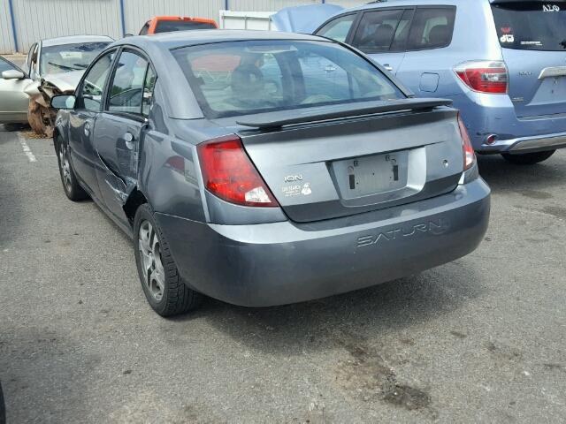 1G8AL52F35Z147940 - 2005 SATURN ION LEVEL GRAY photo 3