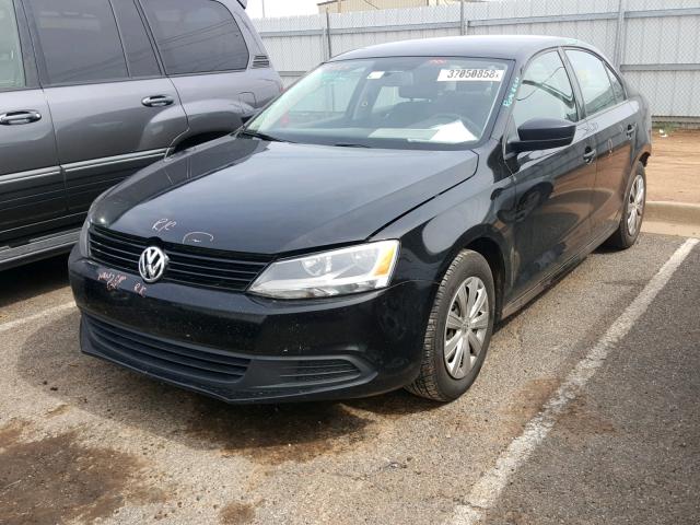 3VW2K7AJ2EM326774 - 2014 VOLKSWAGEN JETTA BASE 黑色 照片 2