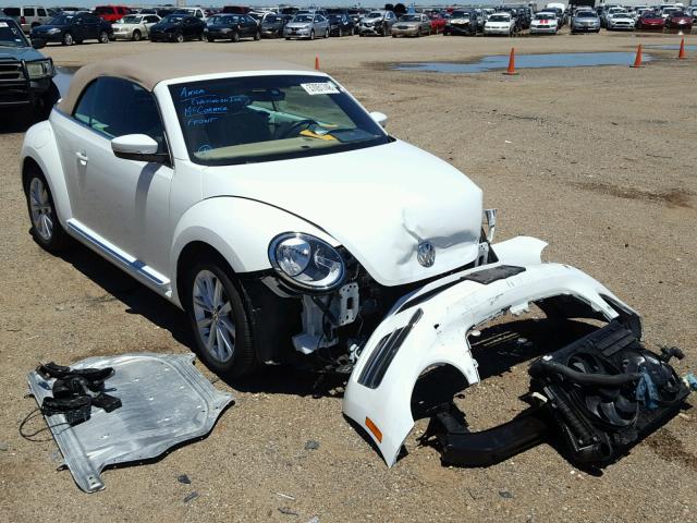 3VW517AT6HM802837 - 2017 VOLKSWAGEN BEETLE S/S WHITE photo 1