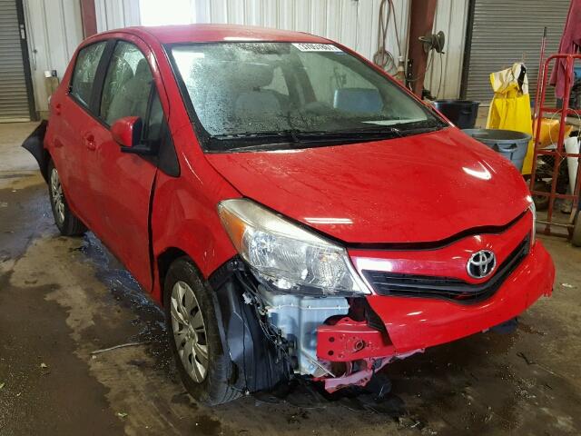 JTDKTUD34CD526432 - 2012 TOYOTA YARIS RED photo 1