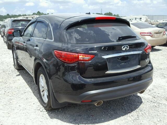 JN8CS1MU9EM452298 - 2014 INFINITI QX70 BLACK photo 3