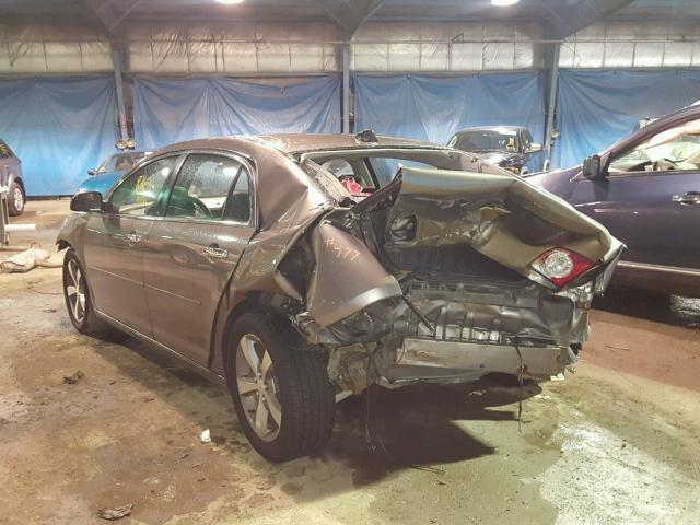 1G1ZC5E08CF142272 - 2012 CHEVROLET MALIBU 1LT GRAY photo 3