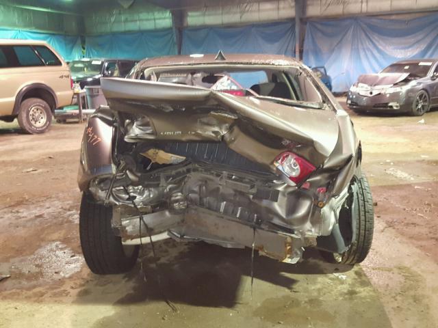 1G1ZC5E08CF142272 - 2012 CHEVROLET MALIBU 1LT GRAY photo 9