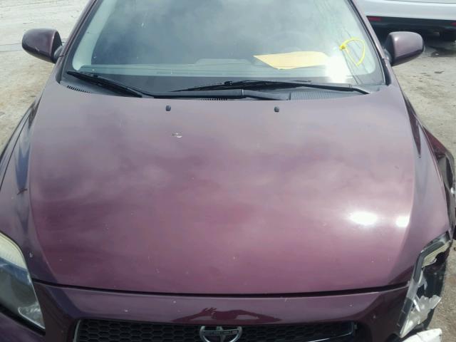 JTKDE177770180186 - 2007 TOYOTA SCION TC 栗色 照片 7