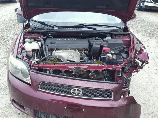 JTKDE177460121742 - 2006 TOYOTA SCION TC 勃艮第红 照片 7