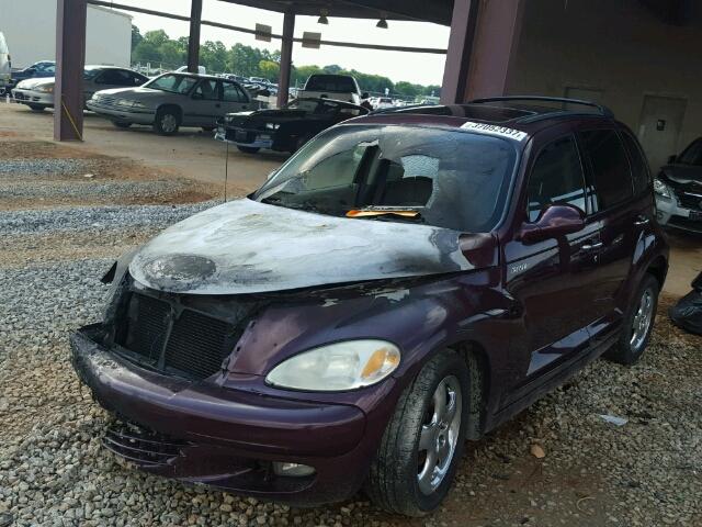 3C8FY4BB51T553688 - 2001 CHRYSLER PT CRUISER PURPLE photo 2