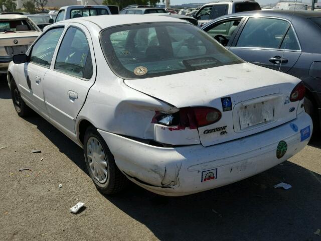 1FALP6539VK157879 - 1997 FORD CONTOUR BA WHITE photo 3