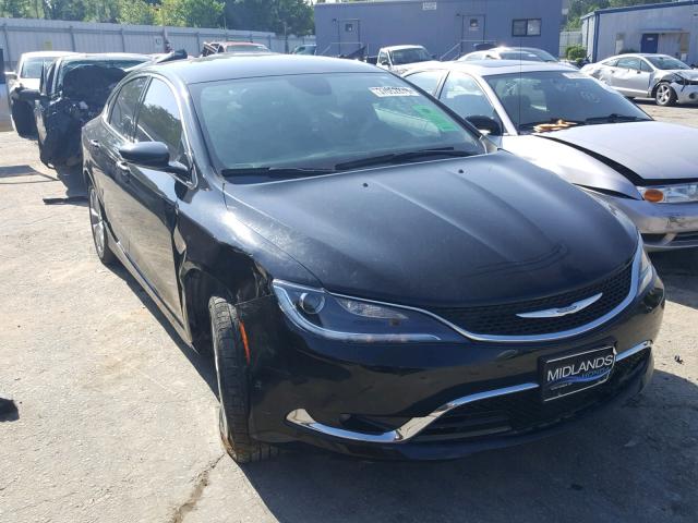 1C3CCCCB5FN545047 - 2015 CHRYSLER 200 C BLACK photo 1