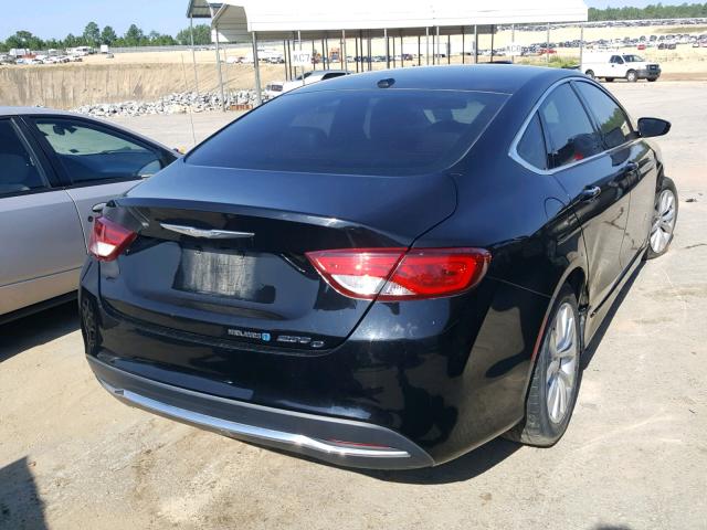 1C3CCCCB5FN545047 - 2015 CHRYSLER 200 C BLACK photo 4