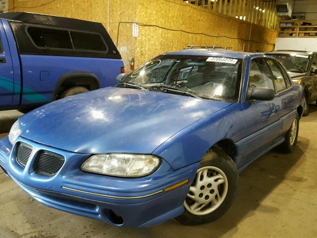 1G2NE52T9TC772578 - 1996 PONTIAC GRAND AM S 蓝色 照片 2