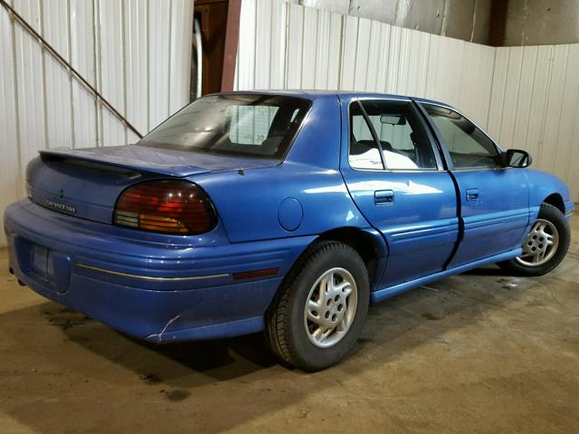 1G2NE52T9TC772578 - 1996 PONTIAC GRAND AM S 蓝色 照片 4