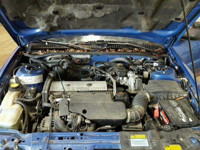 1G2NE52T9TC772578 - 1996 PONTIAC GRAND AM S 蓝色 照片 7