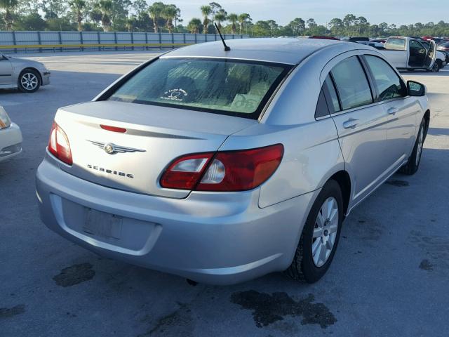 1C3LC46K97N515908 - 2007 CHRYSLER SEBRING SILVER photo 4