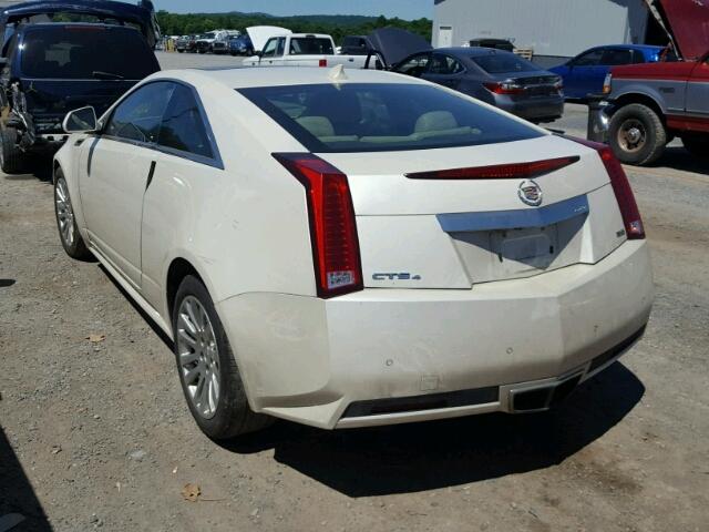 1G6DL1ED2B0155164 - 2011 CADILLAC CTS PERFOR WHITE photo 3