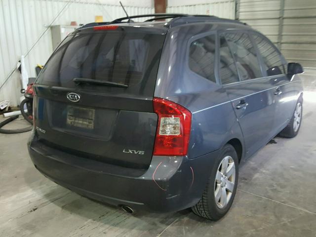 KNAFG526077050884 - 2007 KIA RONDO LX BLACK photo 4