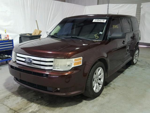 2FMDK51C09BA01187 - 2009 FORD FLEX SE BURGUNDY photo 2