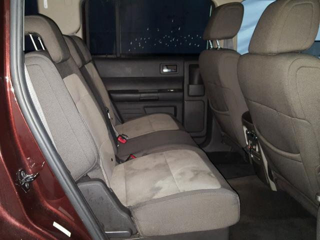 2FMDK51C09BA01187 - 2009 FORD FLEX SE BURGUNDY photo 6