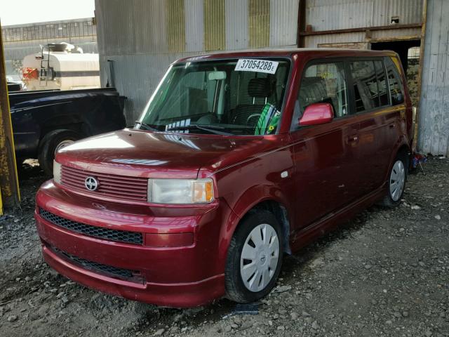 JTLKT324764064799 - 2006 TOYOTA SCION XB მუქწითელი ფოტო 2
