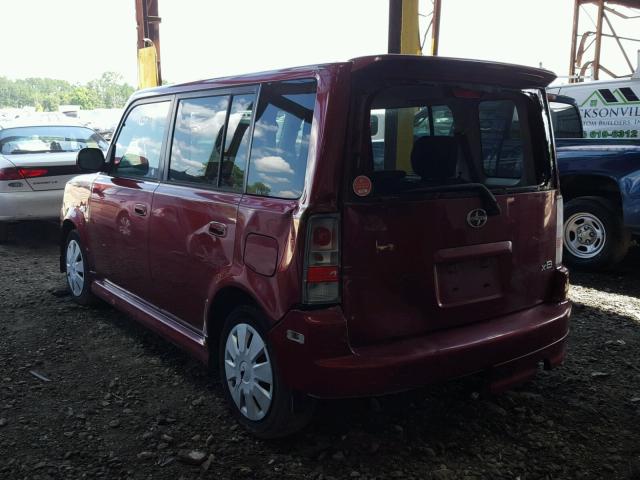 JTLKT324764064799 - 2006 TOYOTA SCION XB მუქწითელი ფოტო 3