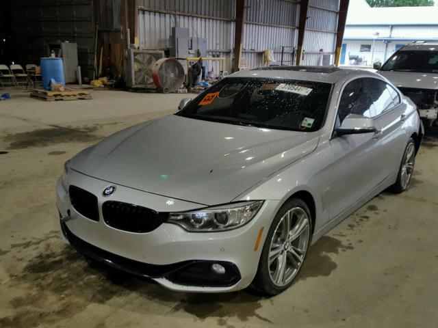 WBA4A9C58GG508578 - 2016 BMW 428 I SILVER photo 2