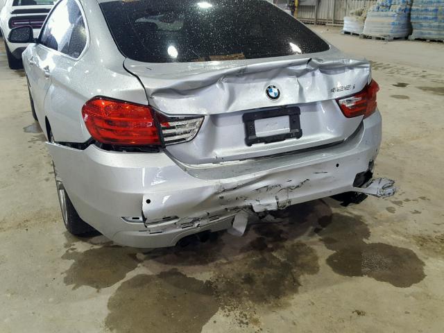 WBA4A9C58GG508578 - 2016 BMW 428 I SILVER photo 9