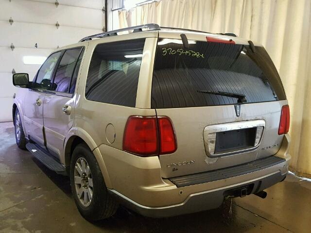 5LMFU28R74LJ15561 - 2004 LINCOLN NAVIGATOR TAN photo 3