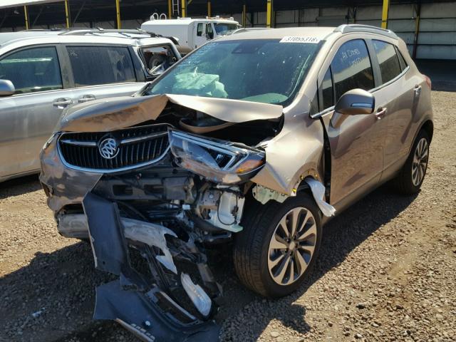 KL4CJDSB7JB514119 - 2018 BUICK ENCORE PRE BROWN photo 2