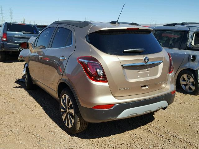 KL4CJDSB7JB514119 - 2018 BUICK ENCORE PRE BROWN photo 3