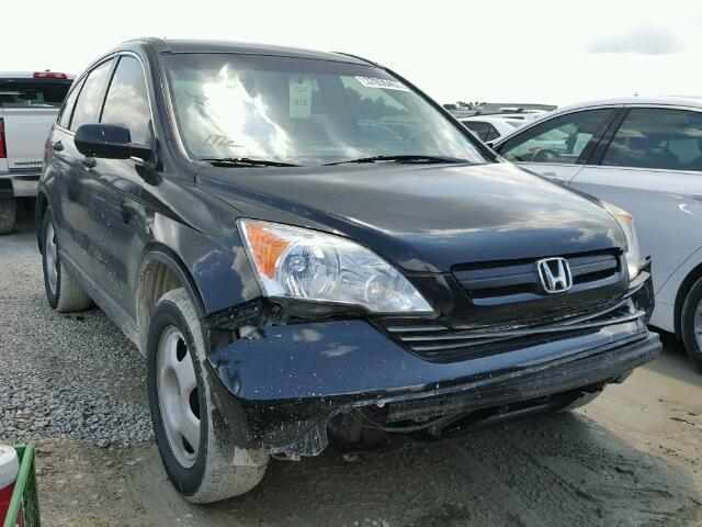 JHLRE38339C000761 - 2009 HONDA CR-V LX BLACK photo 1