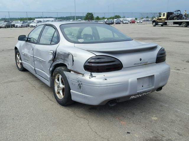 1G2WP52K7YF303467 - 2000 PONTIAC GRAND PRIX SILVER photo 3