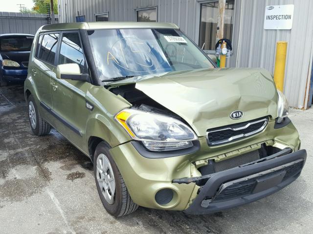 KNDJT2A54C7424942 - 2012 KIA SOUL GREEN photo 1