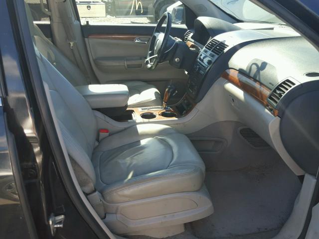 5GZER23D49J208216 - 2009 SATURN OUTLOOK XR შავი ფოტო 5