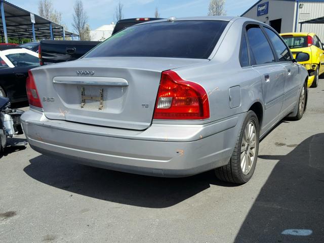 YV1TS911551408766 - 2005 VOLVO S80 T6 TUR SILVER photo 4