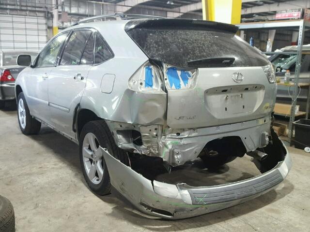 2T2HA31U75C077900 - 2005 LEXUS RX 330 SILVER photo 3