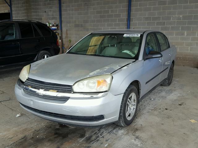 1G1ZS52F95F144756 - 2005 CHEVROLET MALIBU SILVER photo 2